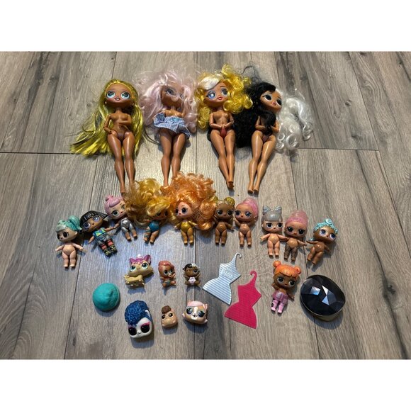 LOL OMG Random Doll Lot Pets Babies Lg Assortment - Picture 1 of 7